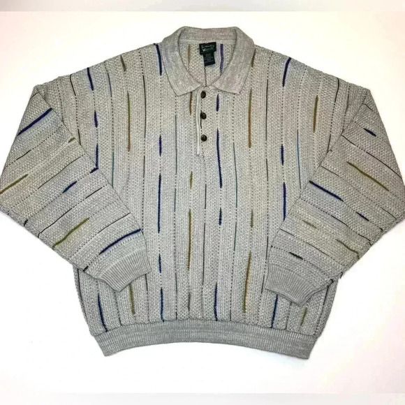 Scandia Woods Men’s Vintage Collared Sweater Pullover Casual Size - XL - Picture 9 of 9